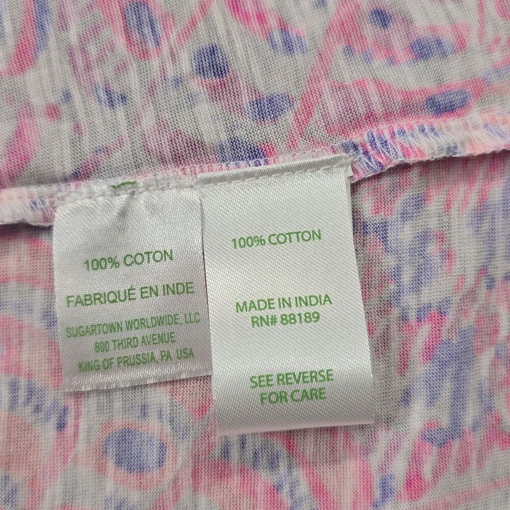 LILLY PULITZER Raz Berry Pink Sea You Soon Sleeveless Size. Medium - Picture 6 of 8